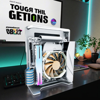 Socooler ITX Case Aviation Aluminum Side Panel Window 1U Power Supply Factory Wholesale Gaming PC Computer Cases Towers