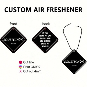 New Long Lasting All Scents Printed Paper <b>Car</b> logo Scented Custom air Freshener for <b>Gift</b> - Product Image 3