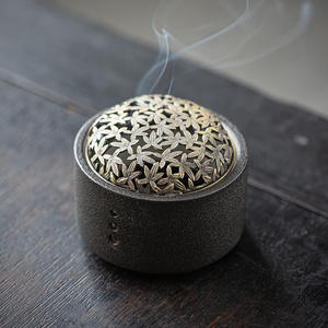 Nouvellement publié cônes de sauge encensoir automne-saison encens bobine brûleur charbon de bois résine brûleur pot encens autocollant-pour aromatique - Product Image 4