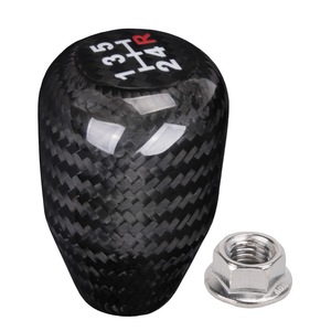 Carbon Fiber Gear <b>Shift</b> <b>Knob</b> 5 Speed M10x1.5 Lightweight Car Modification Part - Product Image 5