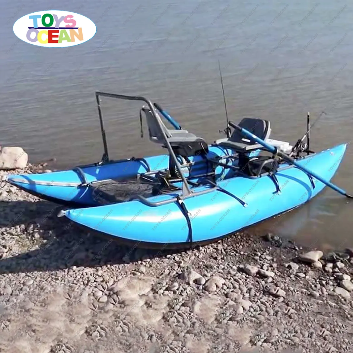 Thiết Kế Mới Nhất Mini Inflatable Kayak Chuối Nổi Phao Nước Inflatable Pontoon Cho Câu Cá