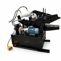 Cisaille hydraulique robuste 7,5 kW pour la découpe de ferraille, barres d'acier, barres d'armature et tuyaux ronds, homologuée CE
