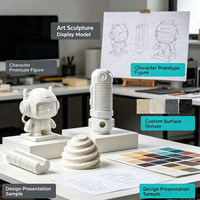 Layanan Prototipe Pembuatan Cepat untuk Model Robot, Patung Seni, Perakitan Mekanik, dan Bagian Struktur Kompleks yang Dicetak 3D Khusus