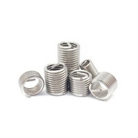 12mm Stainless Steel Polished Fully Threaded Metric Thread Inserts with Slotted Drive System
