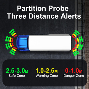 Ccenten xe tải 4-kênh Radar 1-chiều AHD xe tải máy ảnh 7-inch màn hình đảo ngược tầm nhìn hệ thống điện áp rộng Radar giải pháp - Product Image 2