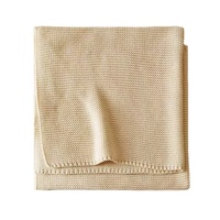 Nouveau coton bébé tricoté couverture canapé décoration couvre épaissi lit fin serviettes solide Simple jeter