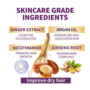 Sérum capillaire à l'huile d'argan GreenLem avec extrait de gingembre 30 ml, complément réparateur du Guatemala, huile essentielle lissante - Product Image 4