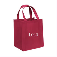 Sac de courses écologique personnalisé en non-tissé, sac de courses réutilisable en gros avec logo