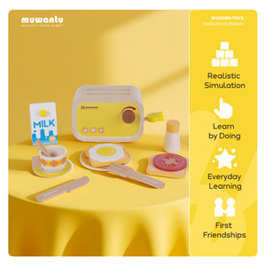 <span class=keywords><strong>Juguete</strong></span> <span class=keywords><strong>de</strong></span> Madera MUWANTU para Hacer Pan y Tostadas, Juego <span class=keywords><strong>de</strong></span> Imitación <span class=keywords><strong>de</strong></span> Chef para Niños, para Preparar Sándwiches <span class=keywords><strong>de</strong></span> Desayuno - Product Image 5
