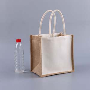 Bolsas de Yute Ecológicas Recicladas al por Mayor, Multifuncionales y Portátiles, Bolsas de Compras Reutilizables Personalizadas con Asas - Product Image 5