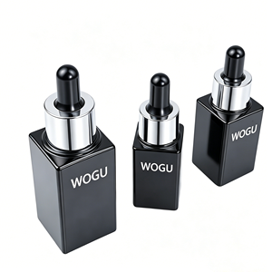 Flacon compte-gouttes carré épais avec grille, 10 ml, 20 ml, 30 ml, 40 ml, avec tête compte-gouttes en cellophane, pour <span class=keywords><strong>essence</strong></span> et huile essentielle - Product Image 1