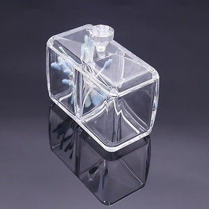 Transparent <span class=keywords><strong>De</strong></span> <span class=keywords><strong>Bureau</strong></span> En Plastique Boîte <span class=keywords><strong>De</strong></span> Coton-Tige Trombones Organisateur Boîte en Coton Avec Couvercle - Product Image 4