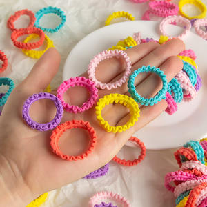 Gomas <span class=keywords><strong>para</strong></span> la cabeza onduladas <span class=keywords><strong>para</strong></span> bebé, gomas pequeñas <span class=keywords><strong>para</strong></span> la cabeza, versión coreana, banda de goma bonita, no daña el cabello, tocado - Product Image 3