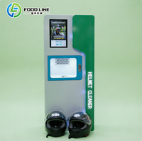 Machines de nettoyage de casques avec accepteur de paiement par carte et monnayeur, machine de stérilisation de casques