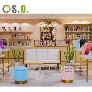 Magasin <span class=keywords><strong>de</strong></span> produits <span class=keywords><strong>de</strong></span> beauté, fournitures <span class=keywords><strong>de</strong></span> magasin <span class=keywords><strong>de</strong></span> perruques, vitrine pour perruques, vitrine pour cheveux avec lumière - Product Image 2