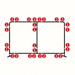 Telón de Fondo Plegable Estilo Retro para Fotos, Impresión Tipográfica, Banners de Papel Teñido, Decoración de Pared para Fiestas y Eventos - Product Image 2