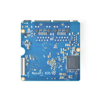 Placa de Desarrollo CLE NanoPi R3S LTS RK3566 con Doble Puerto Gigabit Ethernet, 2GB de RAM, 1TOPS NPU, OpenWrt, NAS, Lista para Envío, Carcasa Metálica para IA