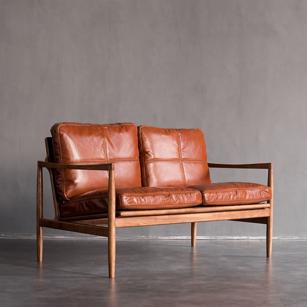 Wholesale Lounge Chairs Modern Leisure Reclining 2 Seater Sofa Leather Armchair Home Furniture Leisure Chairs