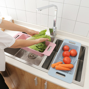 folding expandable kitchen over the sink roll-up dish drying rack over sink