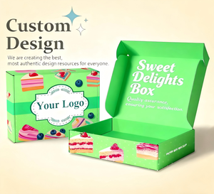 Chất Lượng Cao Tùy Chỉnh Thiết Kế Logo Cấp Thực Phẩm In Ấn Có Thể Gập Lại Bánh Thực Phẩm <span class=keywords><strong>Cookie</strong></span> Bánh Mì Pastry Donut Macaron Giấy Bao Bì Hộp - Product Image 6