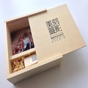 small sliding lid wooden wine box with foam slide