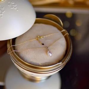 Collar de Perlas de Agua Dulce Naturales, Moderno y Elegante para Mujer, con Cadena Versátil para Clavícula, 2022 - Product Image 2