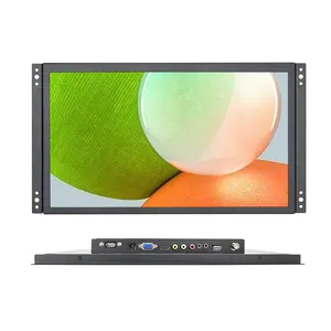 Factory vesa wall mount hd 15.6 inch industrial lcd display capacitive touch screen monitor
