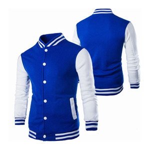 Chaquetas de hombre de béisbol de lana Lisa a granel, chaqueta universitaria en blanco al por mayor con etiqueta privada y letras bordadas personalizadas para hombre - Product Image 5