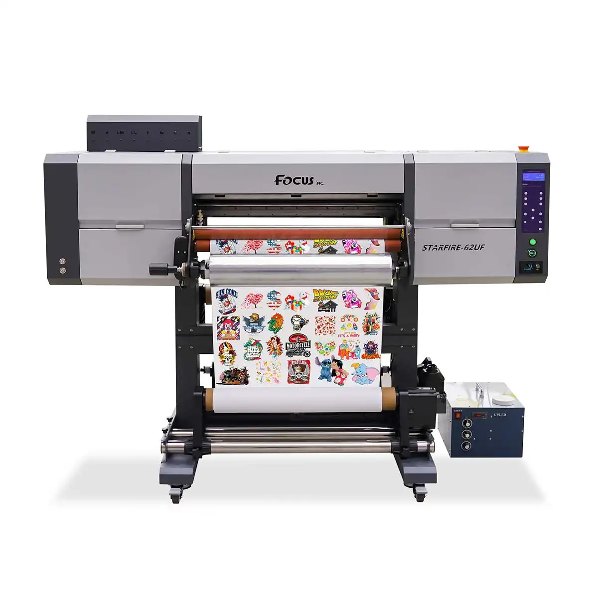 FocusInc 60cm UV imprimante DTF machine d'impression d'étiquettes impression d'autocollants