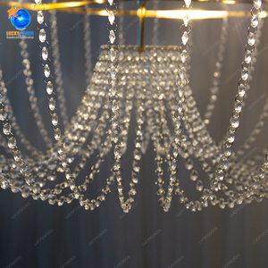 DD210908-1 Offre Spéciale lustre acrylique <span class=keywords><strong>cristal</strong></span> gouttes <span class=keywords><strong>luminaire</strong></span> perlé <span class=keywords><strong>luminaire</strong></span> - Product Image 2