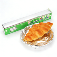 Vente directe d'usine, rouleau de papier aluminium écologique, papier aluminium de qualité alimentaire pour la cuisine, la cuisson, le grillage, l'emballage