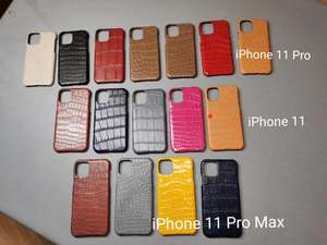 YUBO LEATHER Exotic Croco Dile Case para iPhone 11-16 Pro Croco Dile Leather Phone Case - Product Image 3