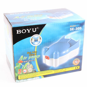 3W <strong>BOYU</strong> Blue <strong>Aquarium</strong> Air Pump for Fish Tank SE-305 110v, US Plug, in Stock - Product Image 2