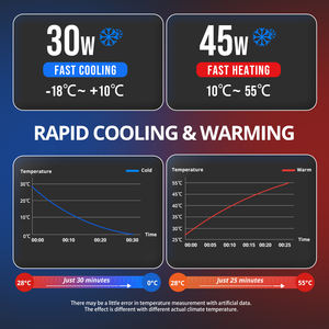 Высокое качество 8 л автомобильный подлокотник холодильник ABS Материал портативный холодильник мини-Морозильник с функцией охлаждения и потепления - Product Image 5