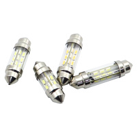 LED-Glühbirne 6V Festoon 31mm 42mm Superhell Warmweiß 3000K Nicht-Polarisiert 360° Abstrahlwinkel für Vintage VW Käfer Porsche 356