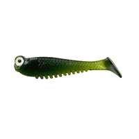 WildTrek 5/6.8cm1.2/2.8g Leurre souple en PVC Mini Swim Bait à queue en T, pailleté, pour montage Texas Rig, pour la pêche au bar et à la perche en toute profondeur