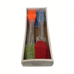 Butter Brush 12Pc Set Colorful <b>Silicone</b> Baking Pastry <b>Tools</b> Dishwasher Safe - Product Image 3