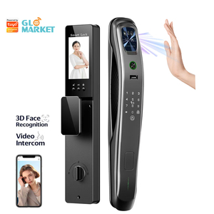Cerradura Inteligente Glomarket Tuya, equipada con conectividad Wi-Fi, reconocimiento facial, métodos de desbloqueo por huella dactilar y contraseña - Product Image 1