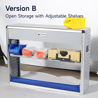 Boîte de rangement multifonctionnelle compacte pour arche de roue, armoire à outils pour fourgonnette, adaptée à divers types de fourgonnettes