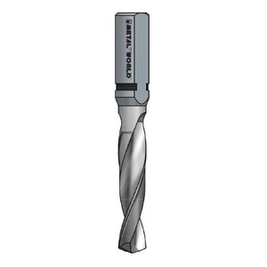 Foret métrique en carbure de tungstène Metal World, à tige droite, pour trous de grande taille (6,0 mm), pour acier, norme DIN - Product Image 1
