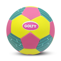GOLTY GSM-9005 Taille 5 Poids 220-240G et Circonférence 660-680MM avec machine à coudre en néoprène pour la plage intérieure Football Football