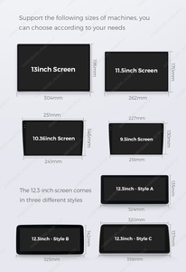 MEKEDE DUDU7 1920*720 Resolución A7870 Android Car Radio <span class=keywords><strong>Screen</strong></span> Car-play Auto para Universal Three Type Head <span class=keywords><strong>Unit</strong></span> 12,3 pulgadas - Product Image 6