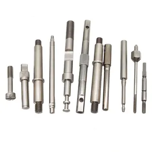 RGFROST Precision Stainless Steel Knurled Shaft Connecting Shaft Grinder Spindle Micro Motor Shaft CNC Lathe Processing