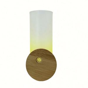 Bouteille d'eau en verre en forme de canette de bière 18 oz, gobelet vierge pour sublimation, gobelet givré 18 oz, bocal Mason avec couvercle en bambou et paille - Product Image 1