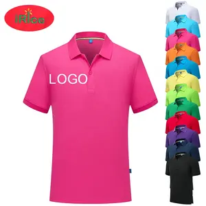 Wholesale in Stock Cotton Blank Custom Logo Classical for Women Golf Polo T Shirt Print Pattern Knitted 100% Cotton Formal
