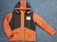 Veste de chasse orange pour l'extérieur, vestes de chasse unisexes, respirantes, imperméables, coupe-vent, camouflage, manteau d'hiver, capuche, logo personnalisé