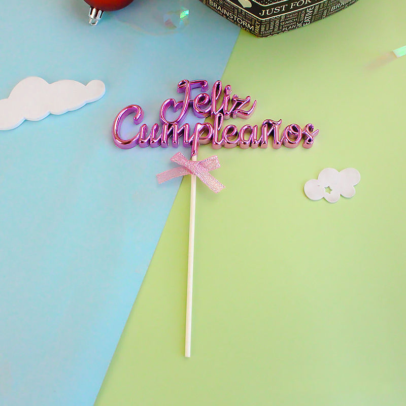 Compleanno spagnolo rosa