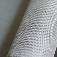 Tissu en maille grillagée invisible anti-moustiques et anti-insectes en gros, 100 % acrylique, tissu épais pour rideaux de fenêtre et de porte