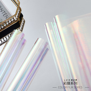 Fábrica al por mayor personalizado Nueva ilusión luciérnaga vidrieras ramo de regalo papel de regalo - Product Image 1