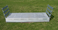 Grillage de sécurité en acier galvanisé soudé durable de 6 pieds pour équipement agricole et enclos à bétail - Protection